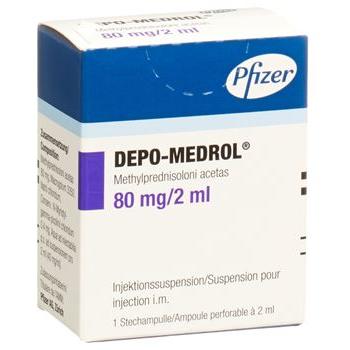 Depo-Medrol Inj Susp 80mg/2ml trans 2ml